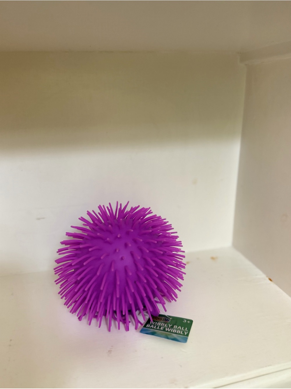 Purple Spiky Wibbly Ball Sensory Toy - Kids Toys
